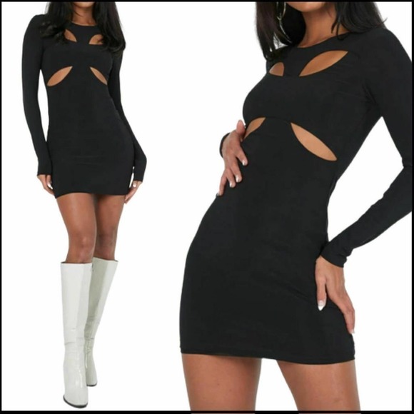 Princess Polly KENNIE Mini Dress Black - Picture 5 of 5